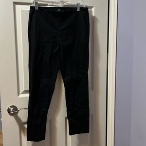 Women's Chino Dress Casual Pants Slim Black Adrianna Papell Cotton Elastaine